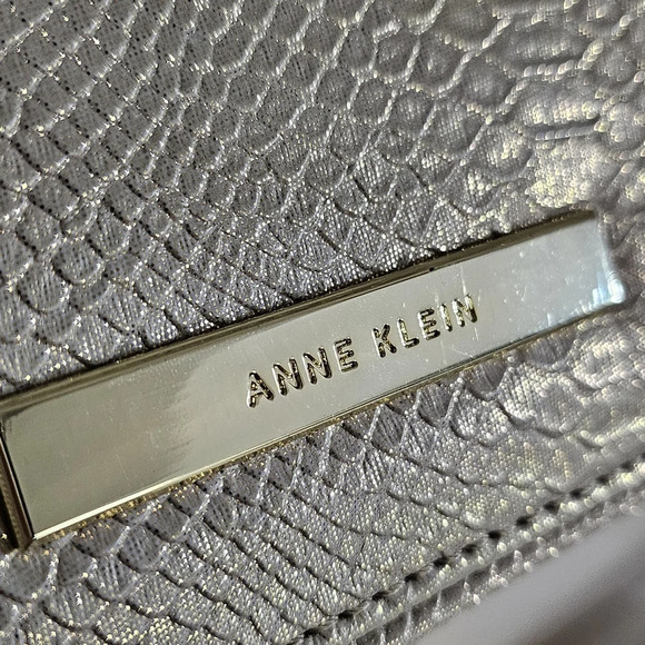 Anne Klein Gold Crossbody Bag with Textured Finish - Picture 6 of 11